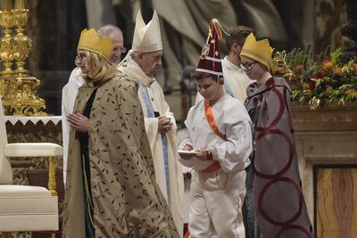 Roma 01-01-2020
Papa Francesco, celebra la Santa Messa nel primo giorno dell' anno
Ph: Cristian Gennari/Siciliani







