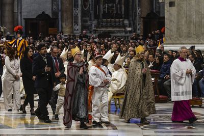 Roma 01-01-2020
Papa Francesco, celebra la Santa Messa nel primo giorno dell' anno
Ph: Cristian Gennari/Siciliani








