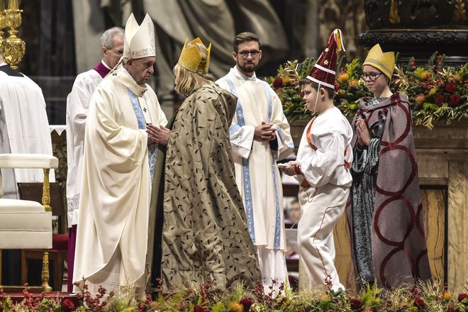 Roma 01-01-2020
Papa Francesco, celebra la Santa Messa nel primo giorno dell' anno
Ph: Cristian Gennari/Siciliani







